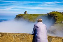 Cliffs of Moher view with O Breins tower